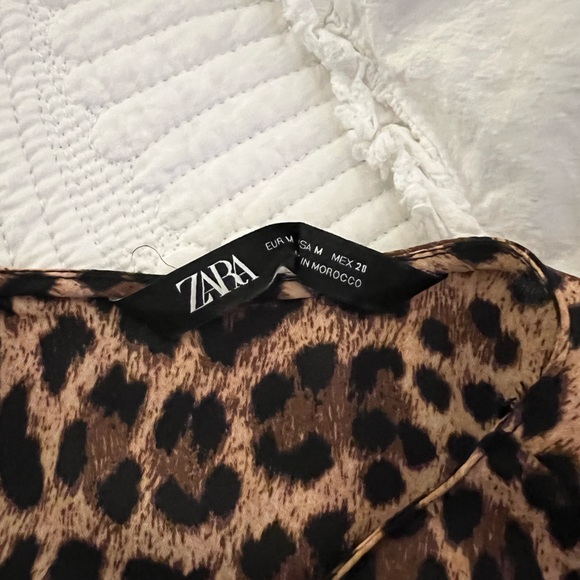 Zara Animal Print Blouse - Picture 3 of 4